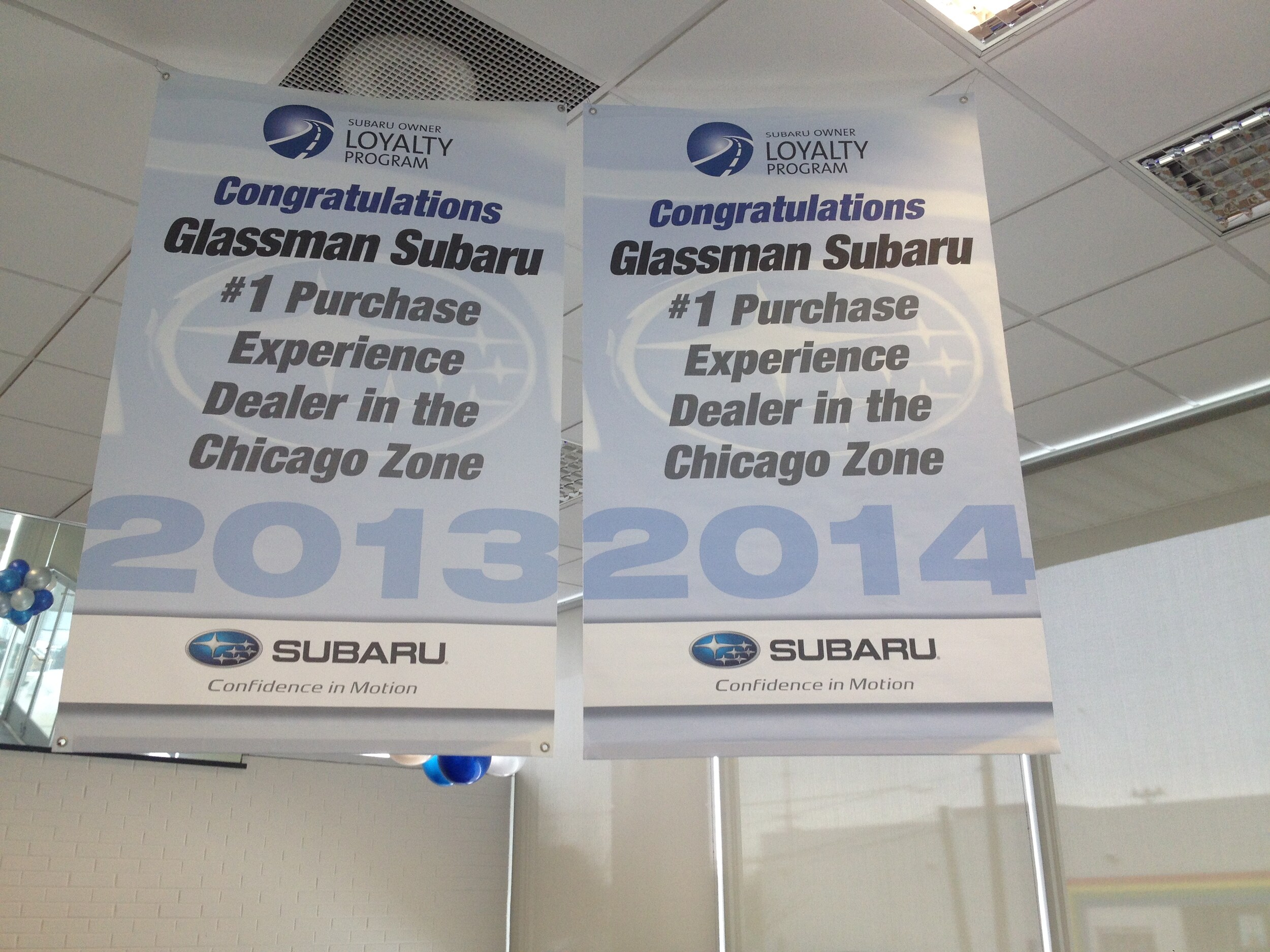 2014 Subaru Onwer Loyalty Program - Glassman