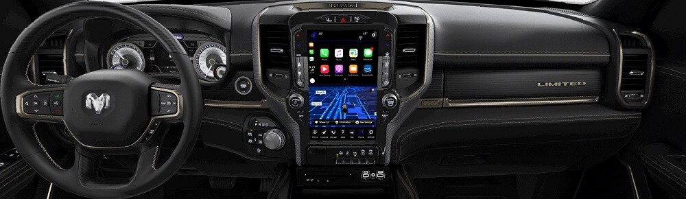 RAM 1500 Interior with Apple CarPlay® Technology