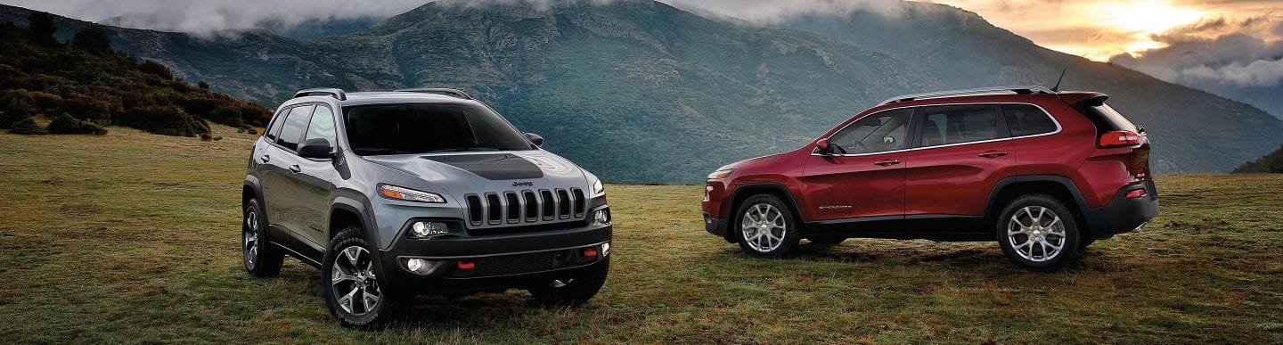 2017 Jeep Cherokee Gallery Trailhawk Latitude Billet Silver Deep Cherry Red