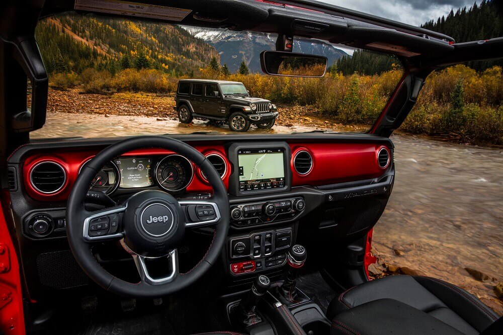 Jeep Wrangler Interior Technology