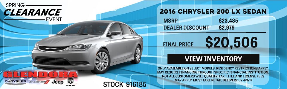 New Amp Used Cars In Los Angeles Glendora Chrysler Jeep