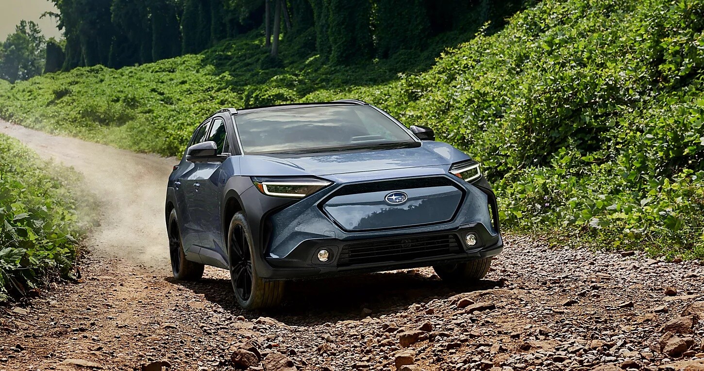 Screenshot%202025-03-18%20203819.png 2025 Subaru Solterra on dirt road.