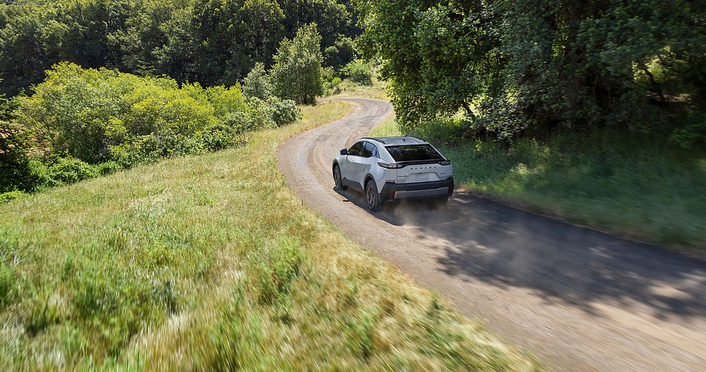 Subaru Uncharted driving off-road