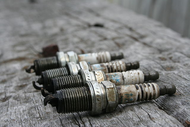Old Spark Plugs