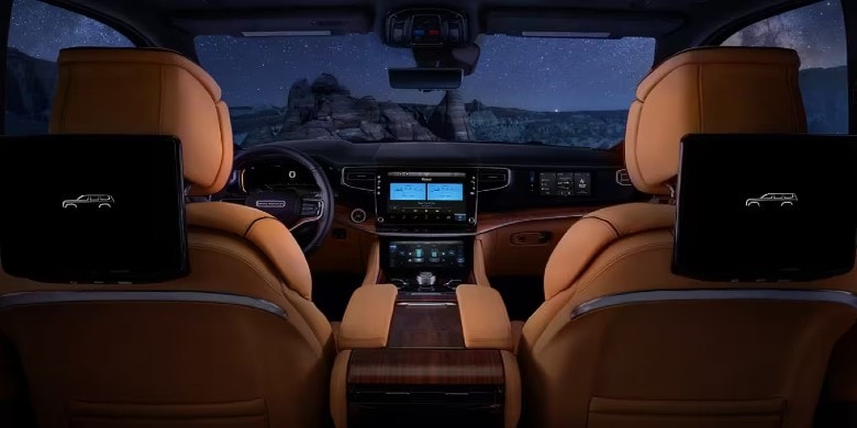 interior technology and seating of the 2023 Grand Wagoneer