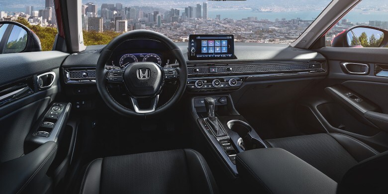 Interior tech in the 2023 Honda Civic.jpg