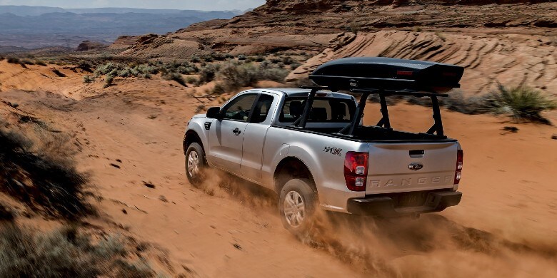 Rear exterior view of the 2023 Ford Ranger.jpg