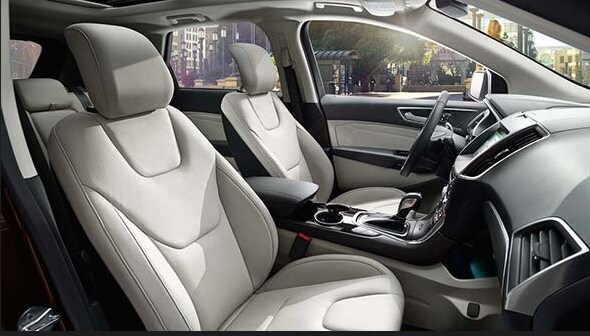 2017 Ford Edge interior | Glockner South Point Ford