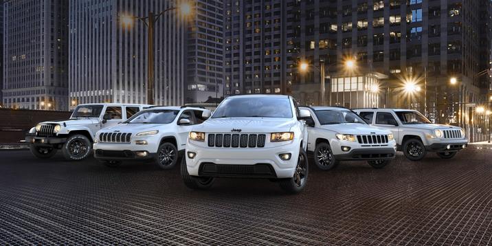 2014 Jeep lineup in Denver Jeep Grand Cherokee, Wrangler Unlimited, Cherokee, Patriot and more pictured in Denver