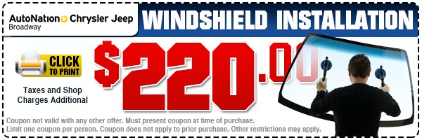 Littleton Chrysler Jeep Windshield Installation Service Special Colorado Littleton Chrysler Jeep Windshield Installation Service Special Colorado