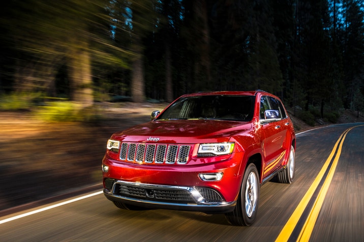 Jeep Grand Cherokee SUV Red Jeep Grand Cherokee SUV