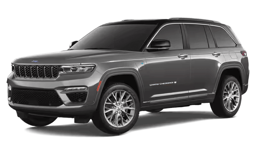 Learn about the Grand Cherokee 4xe exterior color options Grand Cherokee 4xe in Baltic Gray w/ Black Roof