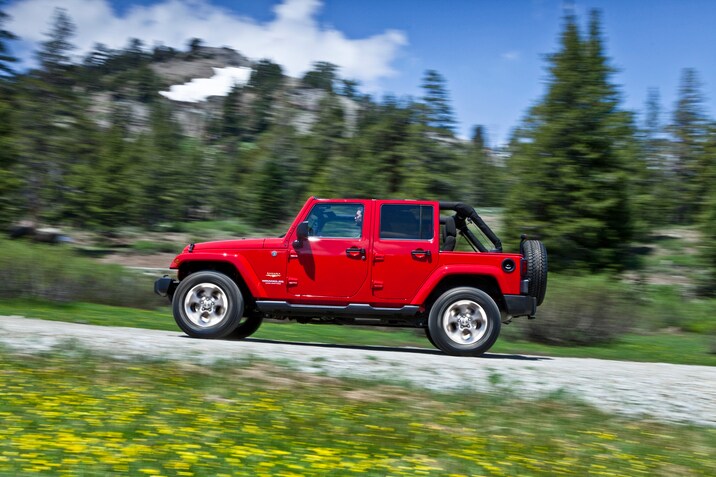 Jeep Wrangler Unlimited SUV Red Jeep Wrangler Unlimited SUV