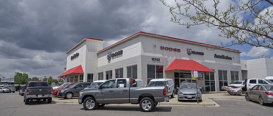 Hours & Directions To AutoNation Dodge RAM Arapahoe Outside view of Autonation Dodge Ram Arapahoe