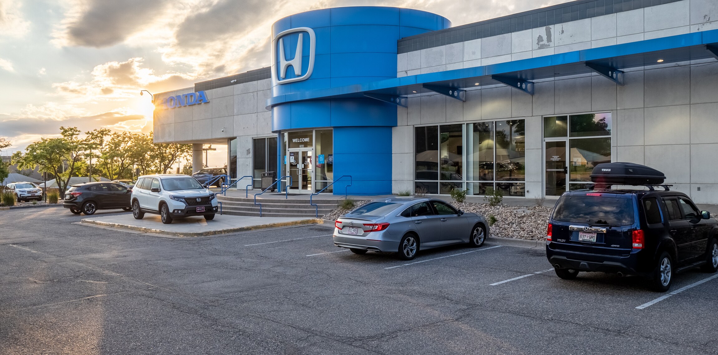 Learn more about AutoNation Honda 104! Exterior view of AutoNation Honda 104