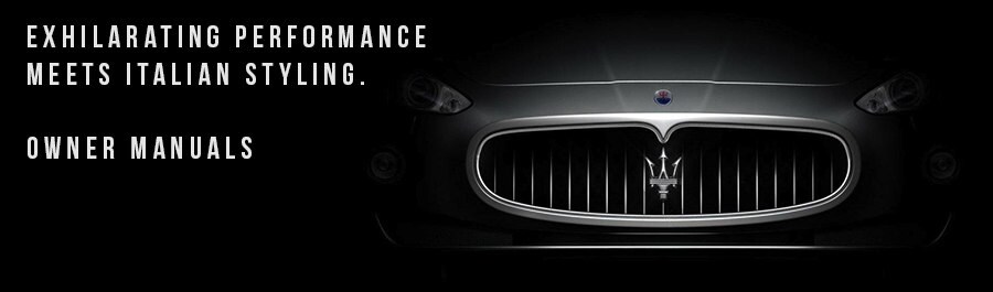 Maserati Owner Manuals