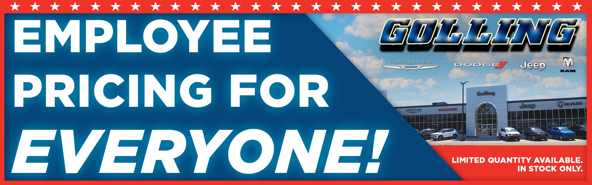 Specials Golling Chrysler Dodge Jeep Ram of Roseville, MI