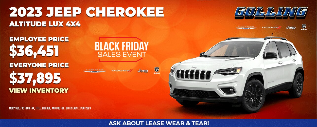 Specials Golling Chrysler Dodge Jeep Ram of Roseville, MI