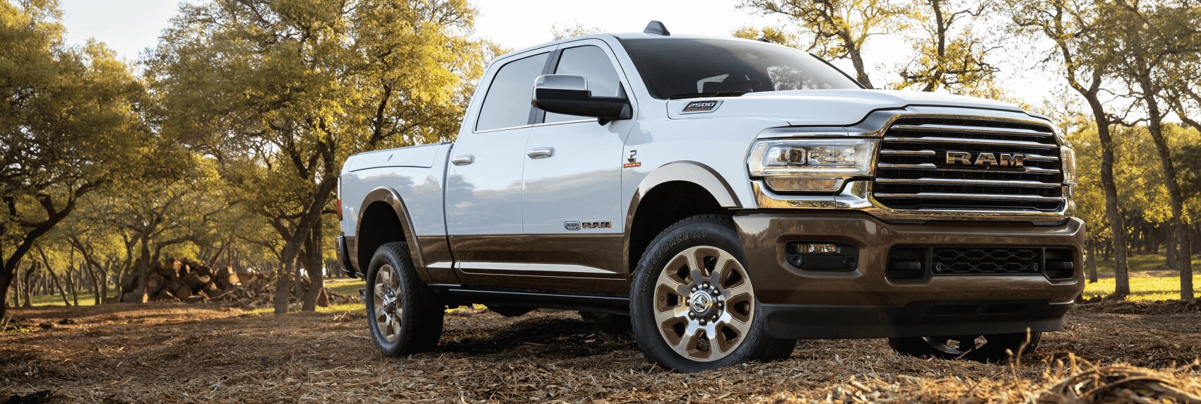 2021 Ram 2500 Two-Tone White Woods Goss Dodge Chrysler