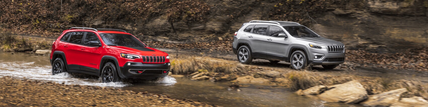 Used 2019 Jeep Cherokee Limited Trailhawk Silver Red Stream