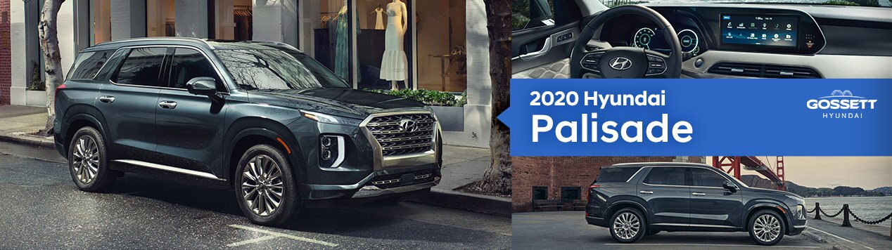 2020 Hyundai Palisade The 2020 Hyundai Palisade at Gossett Hyundai in Memphis, Tennessee