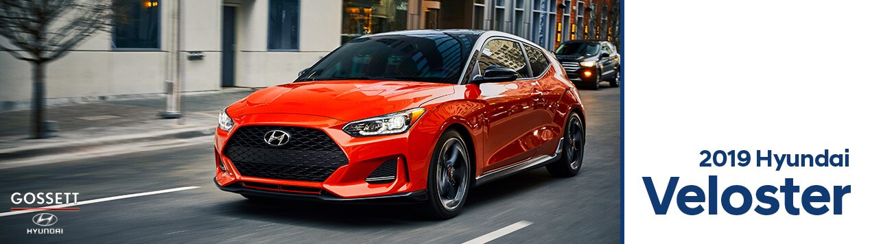 2019 Hyundai Veloster The 2019 Hyundai Veloster at Gossett Hyundai in Memphis, Tennessee