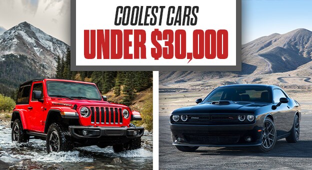 Coolest Cars Under $30k Coolest Cars Under $30k - Gossett CDJR - Memphis, TN
