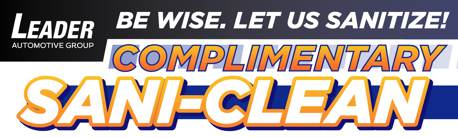 Complimentary SANI-CLEAN