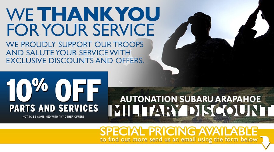 AutoNation Subaru Arapahoe Military Discount AutoNation Subaru Arapahoe Military Discount