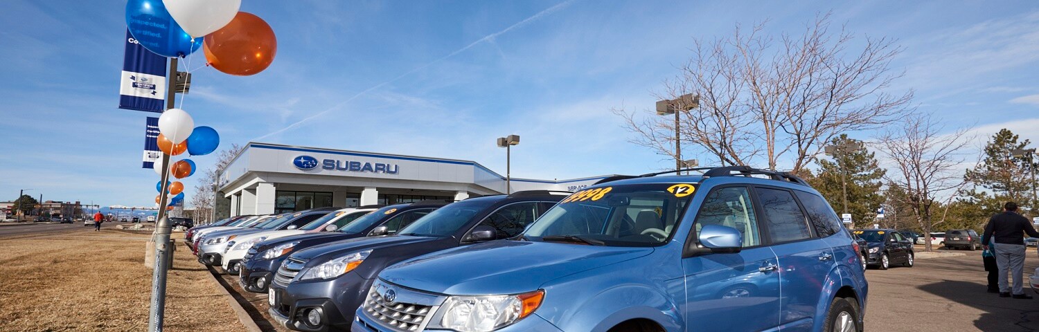 Lakewood Area Subaru Dealership Exterior view of AutoNation Subaru Arapahoe serving Lakewood