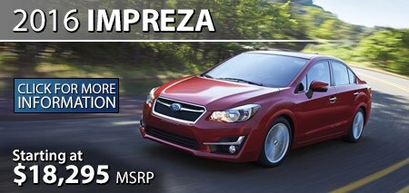 Learn more about the 2016 Subaru Impreza Learn more
about the 2016 Subaru Impreza