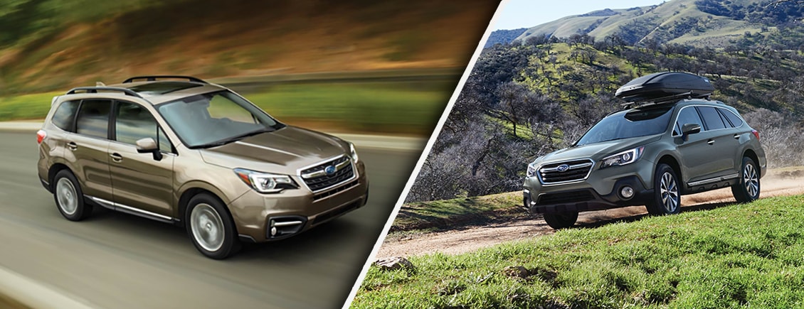 Comparing the 2018 Subaru Forester and the 2018 Subaru Outback