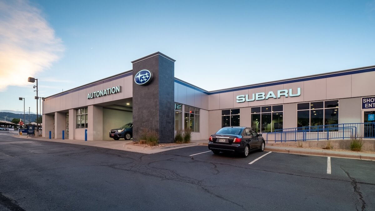 Exterior view of AutoNation Subaru West