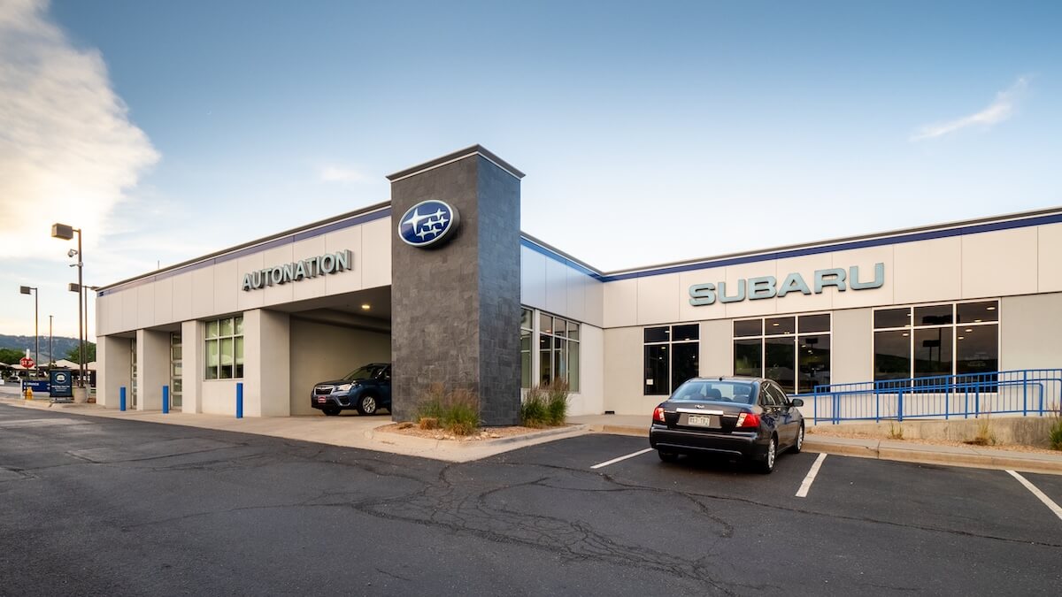 Exterior view of AutoNation Subaru West