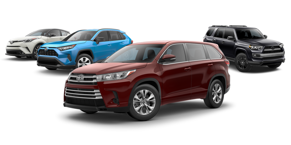 2019 Toyota SUV lineup