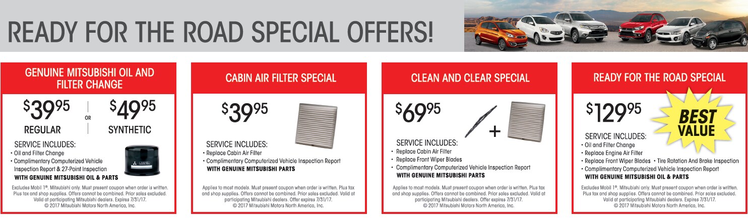 Mitsubishi Service Specials