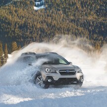 2019 Subaru Outback in snow