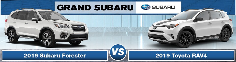 2019 Subaru Forester vs. 2019 Toyota RAV4