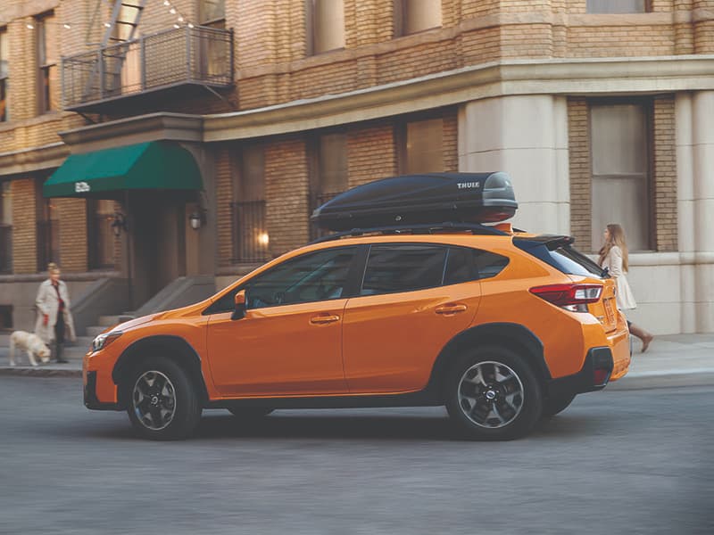 2019 Subaru Crosstrek On A Cityscape Background 2019 Subaru Crosstrek On A Cityscape Background
