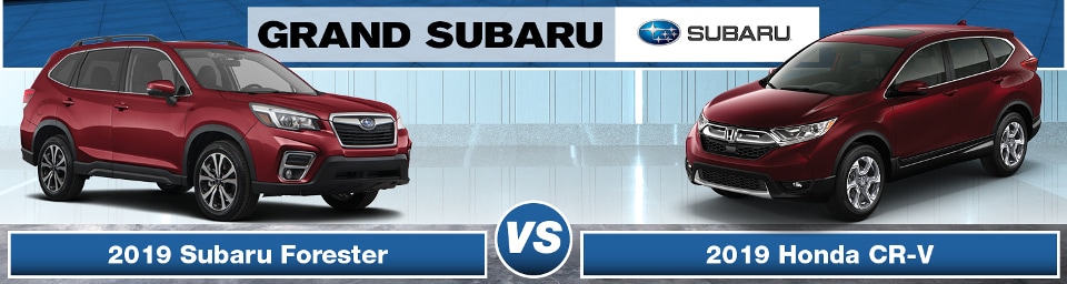 2019 Subaru Forester vs. 2019 Honda CR-V
