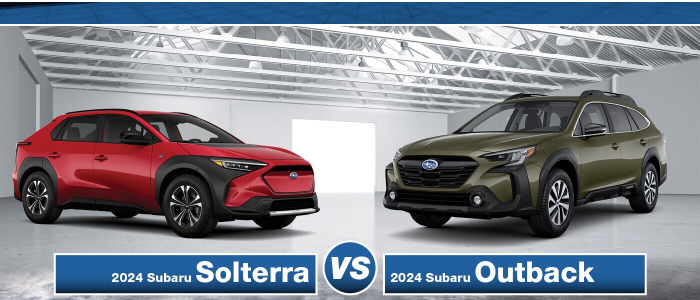 2024 Subaru Solterra vs. Outback