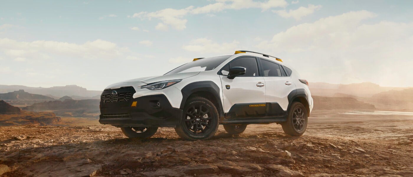 2025 Subaru Crosstrek Wilderness Exterior On Rocky Cliffs