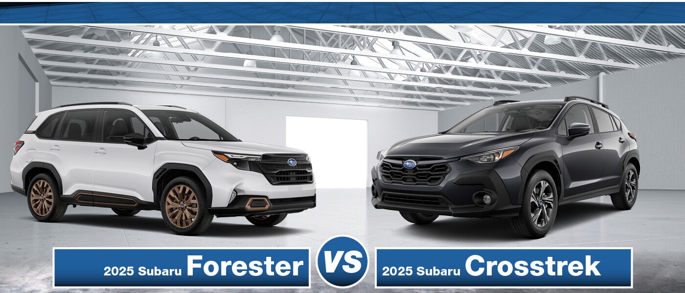 2025 Subaru Forester vs. Crosstrek