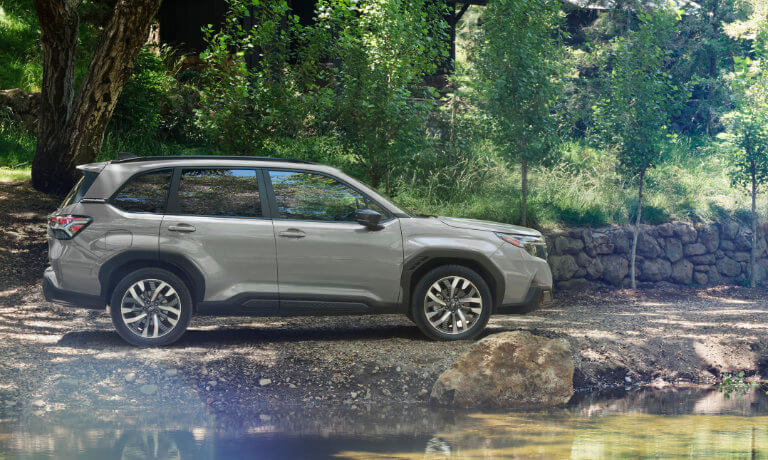 2025 Subaru Forester Exterior Near Forest Pond