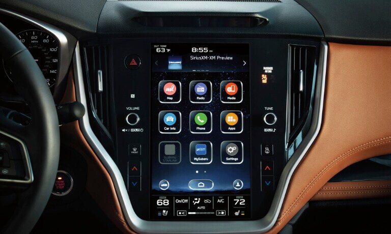 2021 Subaru Legacy interior infotainment