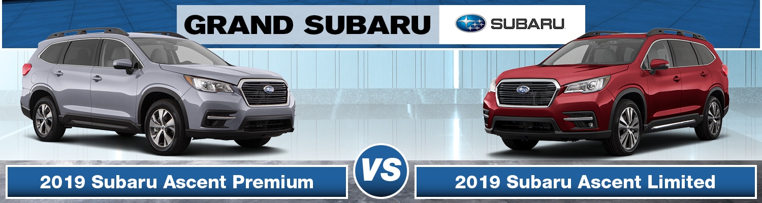 2019 Subaru Ascent Premium vs Limited Differences & Similarities