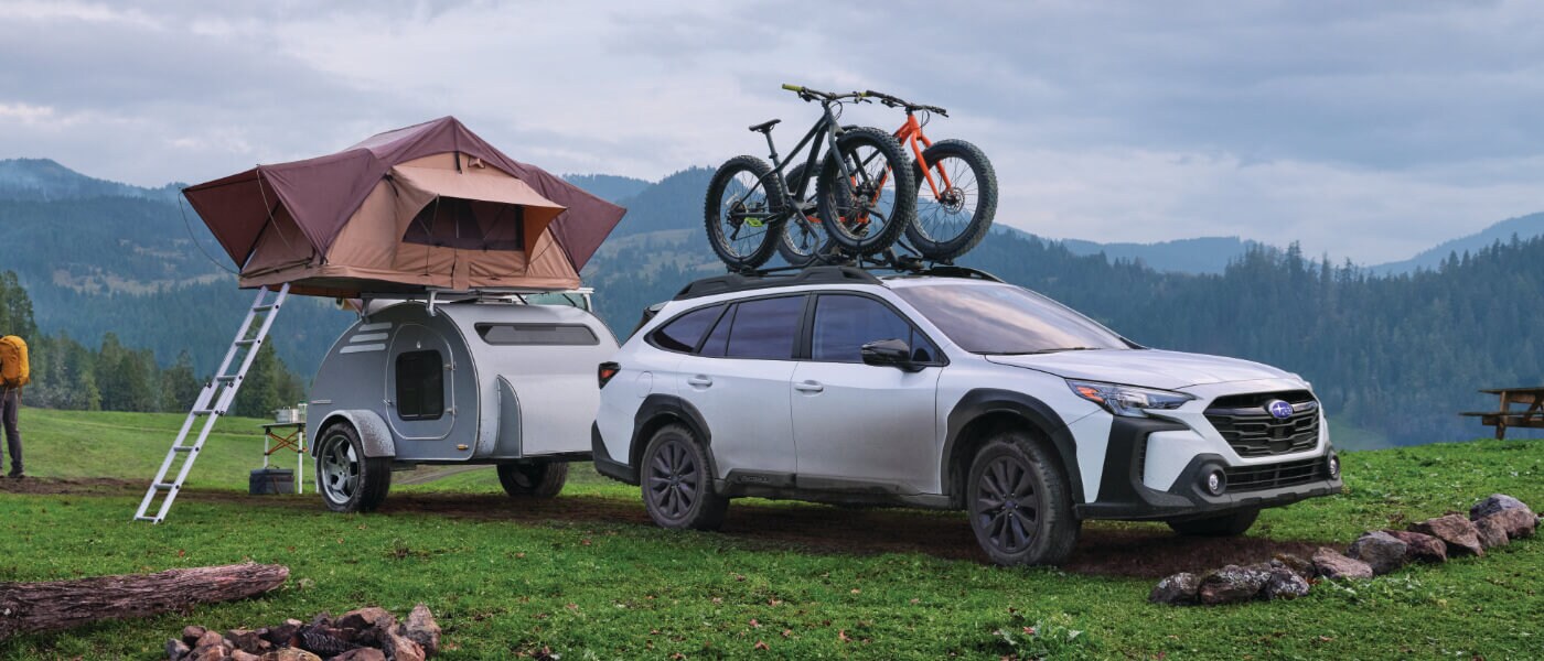 2024 Subaru Outback Exterior Camp Setup