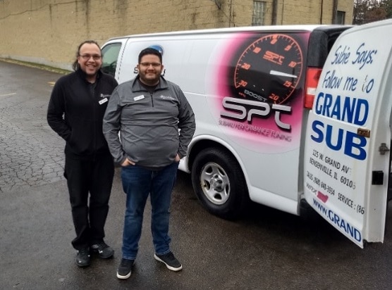 Grand Subaru team food drive