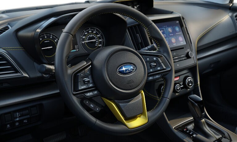 2022 Subaru Crosstrek Interior Front Wheel And Dash