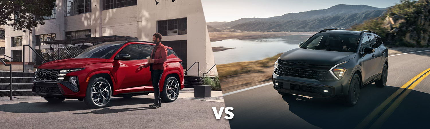 2025 Hyundai Tucson Hybrid vs. Kia Sportage Hybrid 2025 Hyundai Tucson Hybrid vs. Kia Sportage Hybrid